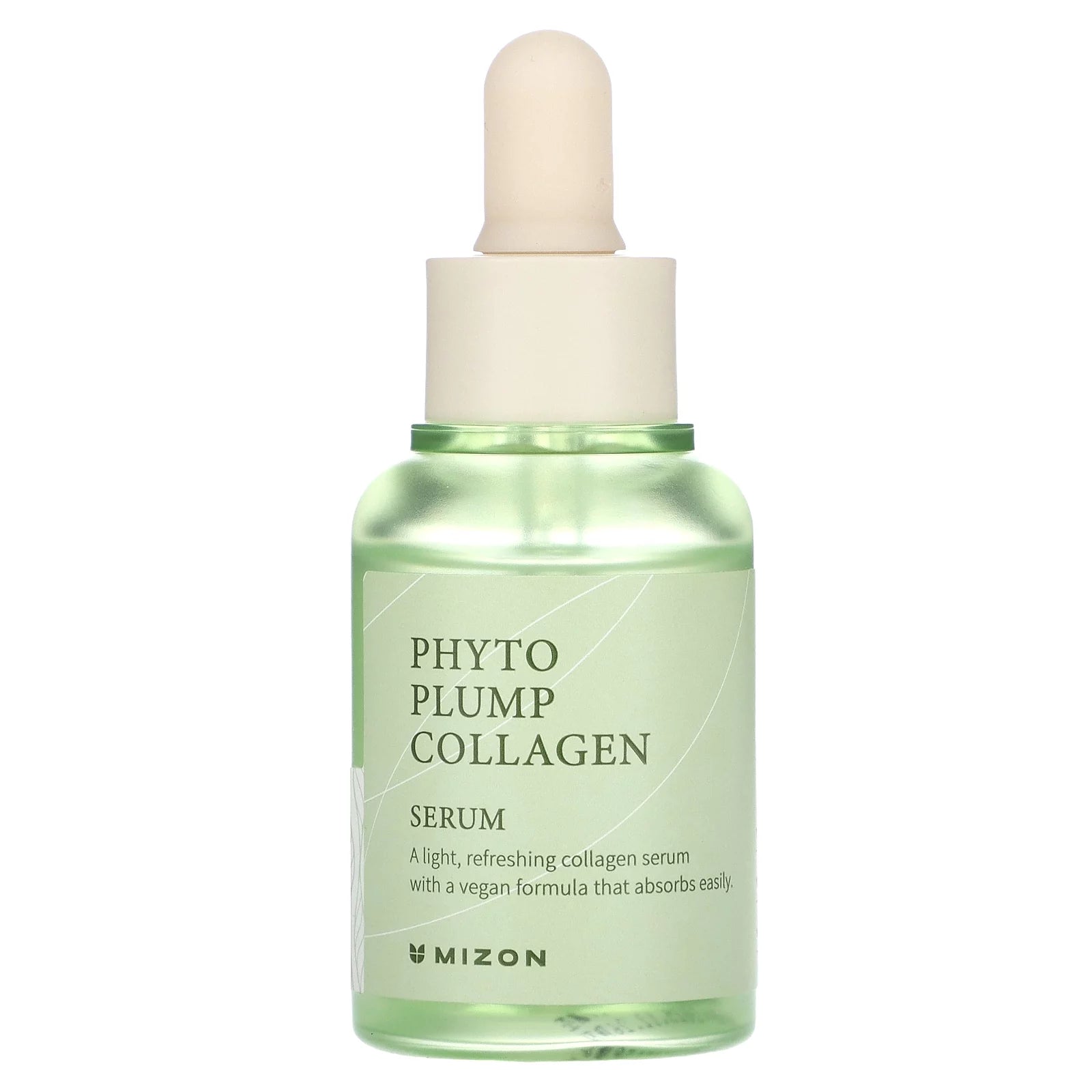 Phyto Plump Collagen Serum 1.01 Fl.Oz. - Hydrating, Anti-Aging, Soothing & Firming, Vegan Skincare Solution Based on Tremella Fuciformis with Natural Extracts