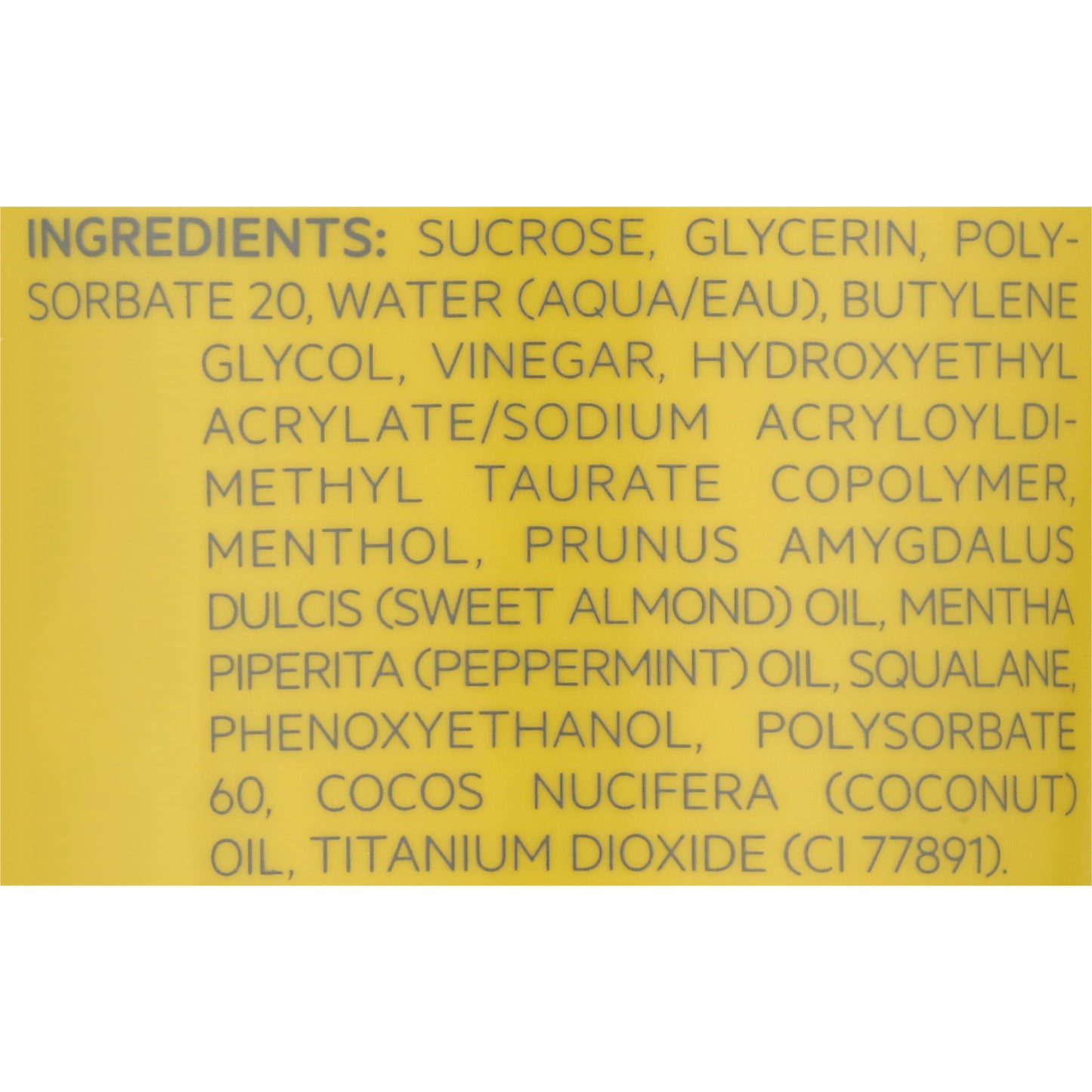 Never Salty Exfoliating Sugar Scalp Scrub with Apple Cider Vinegar, Sugar Crystals, Coconut & Peppermint Oils, 6.7 Oz.