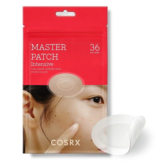 Master Patch Intensive 36 Patches | Oval-Shaped Hydrocolloid Pimple Patch with Tea Tree Oil | Quick & Easy Blemish, Zit, Spot Treatment | Salicylic Acid & Tea Tree Oil | Korean Skincare